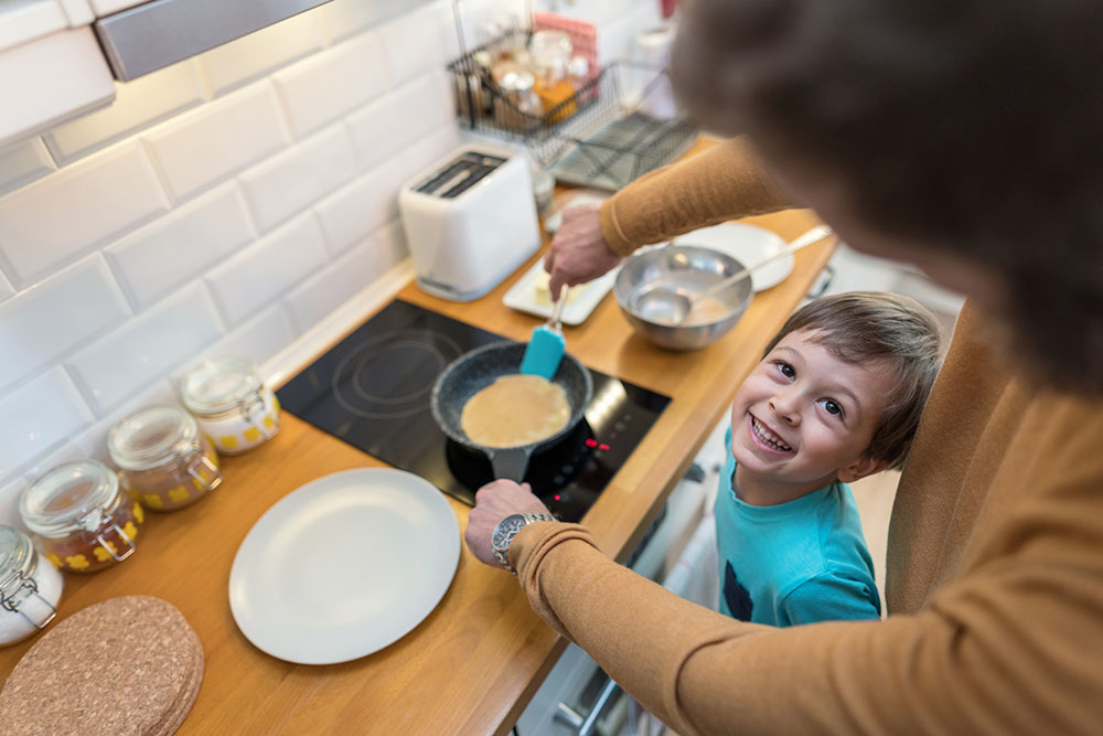 Parent and child cooking