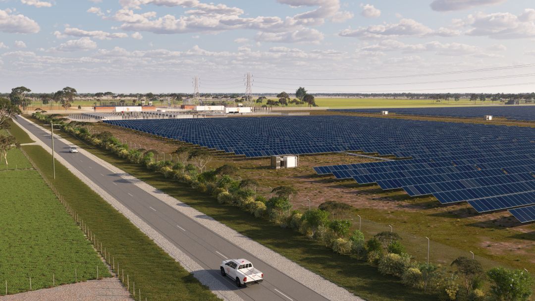 SEC Renewable Energy Park - Horsham render